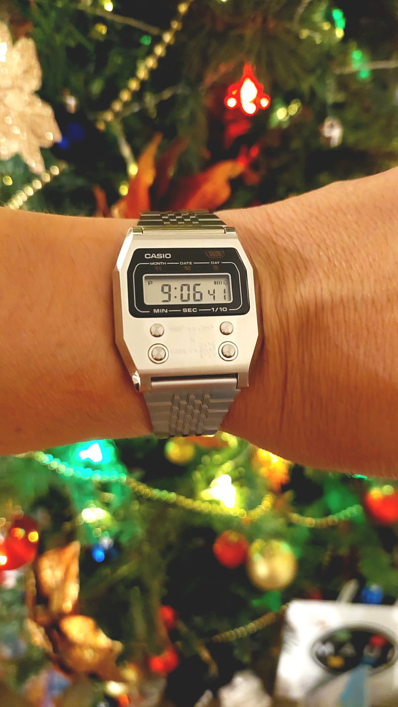 Customer photo review of Reloj Casio Vintage A1100D-1DF Caja Metálica Reedición 1978