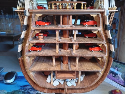Reseña con foto de un cliente sobre Maqueta Barco Montañés