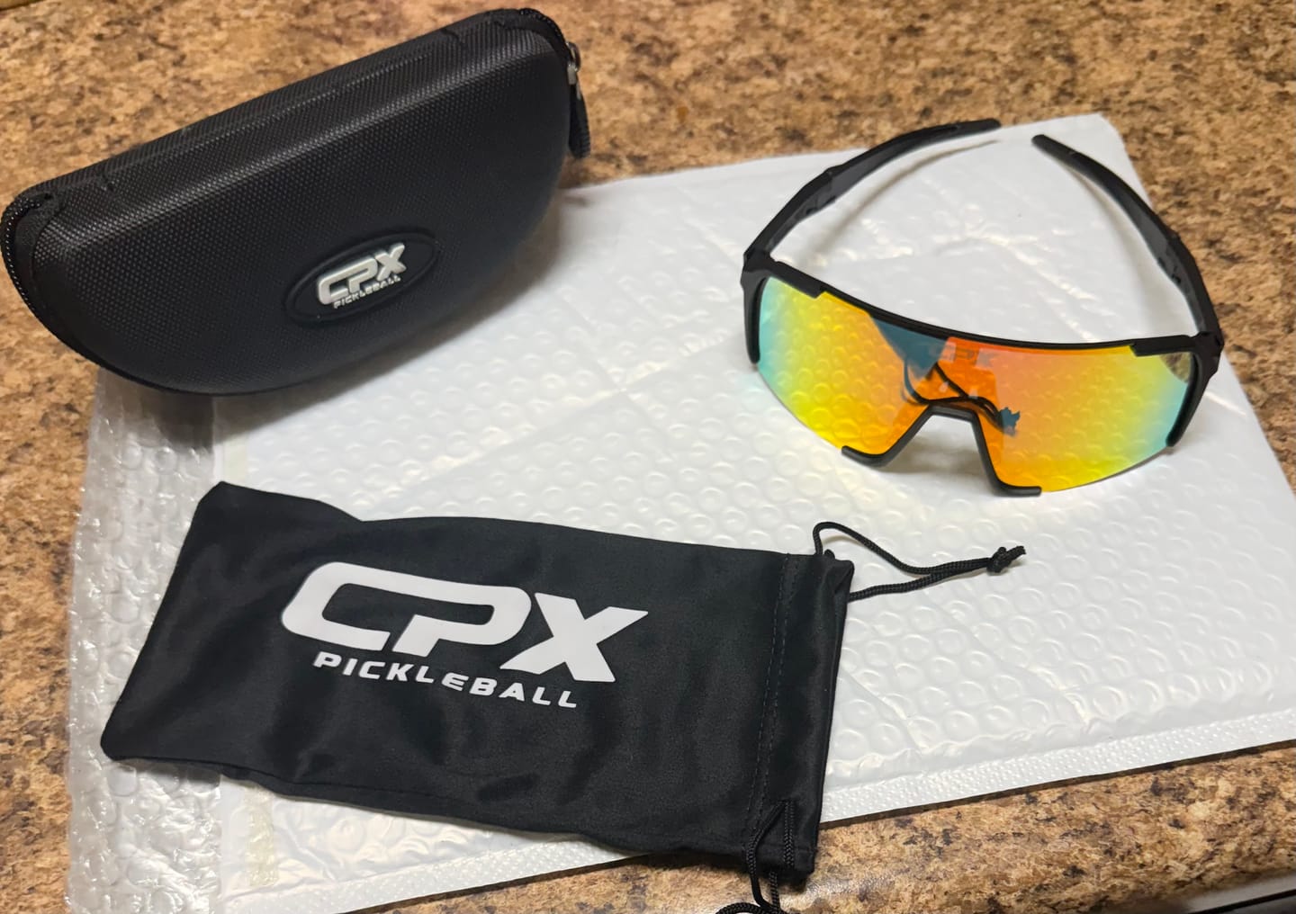 Customer photo review of CPX Reflex Performance Pickleball Glasses