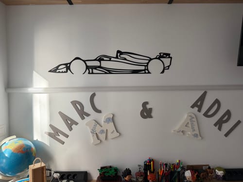 Customer photo review of Décoration Murale en Métal - Formule 1 (V.02)