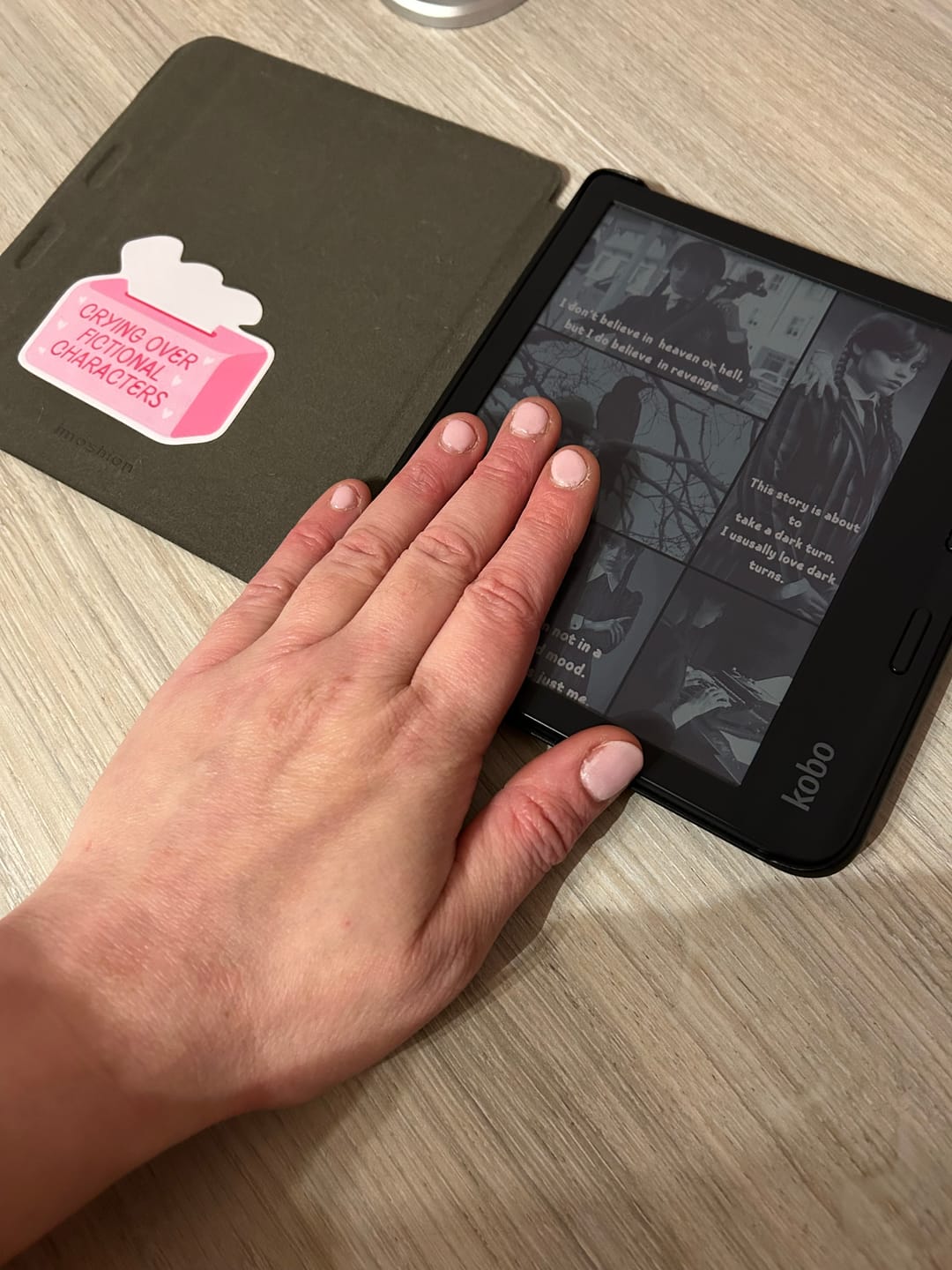 Customer photo review of Baby Pink Dipping Powder