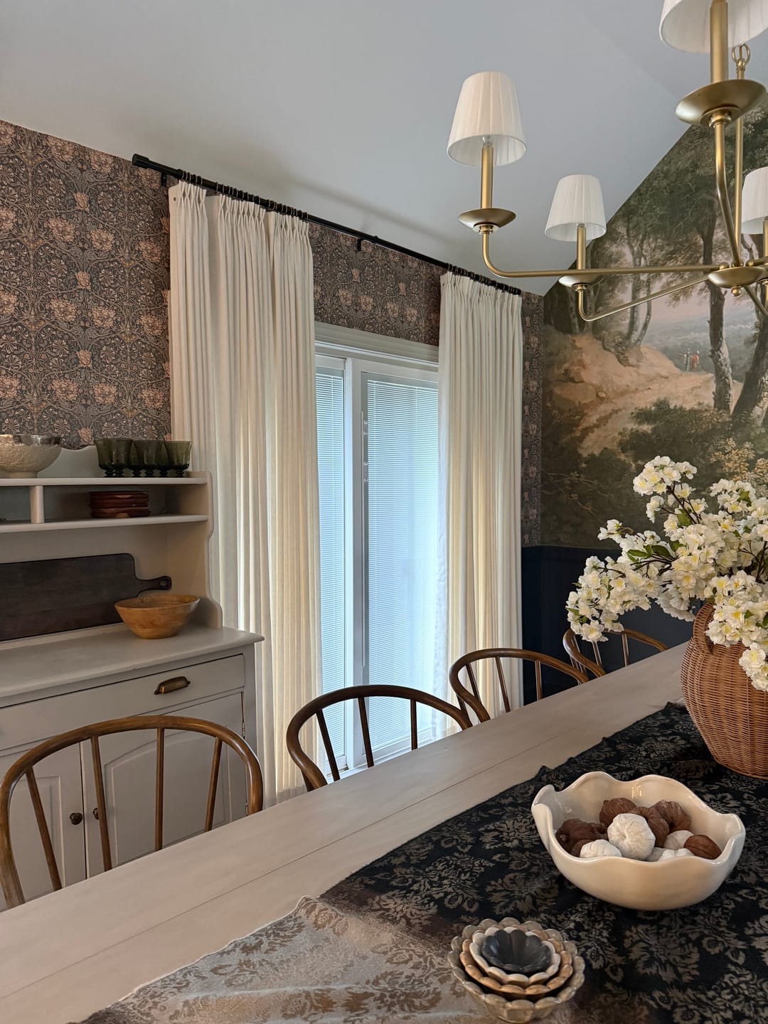 Customer photo review of Hazel Wave Linen Curtains