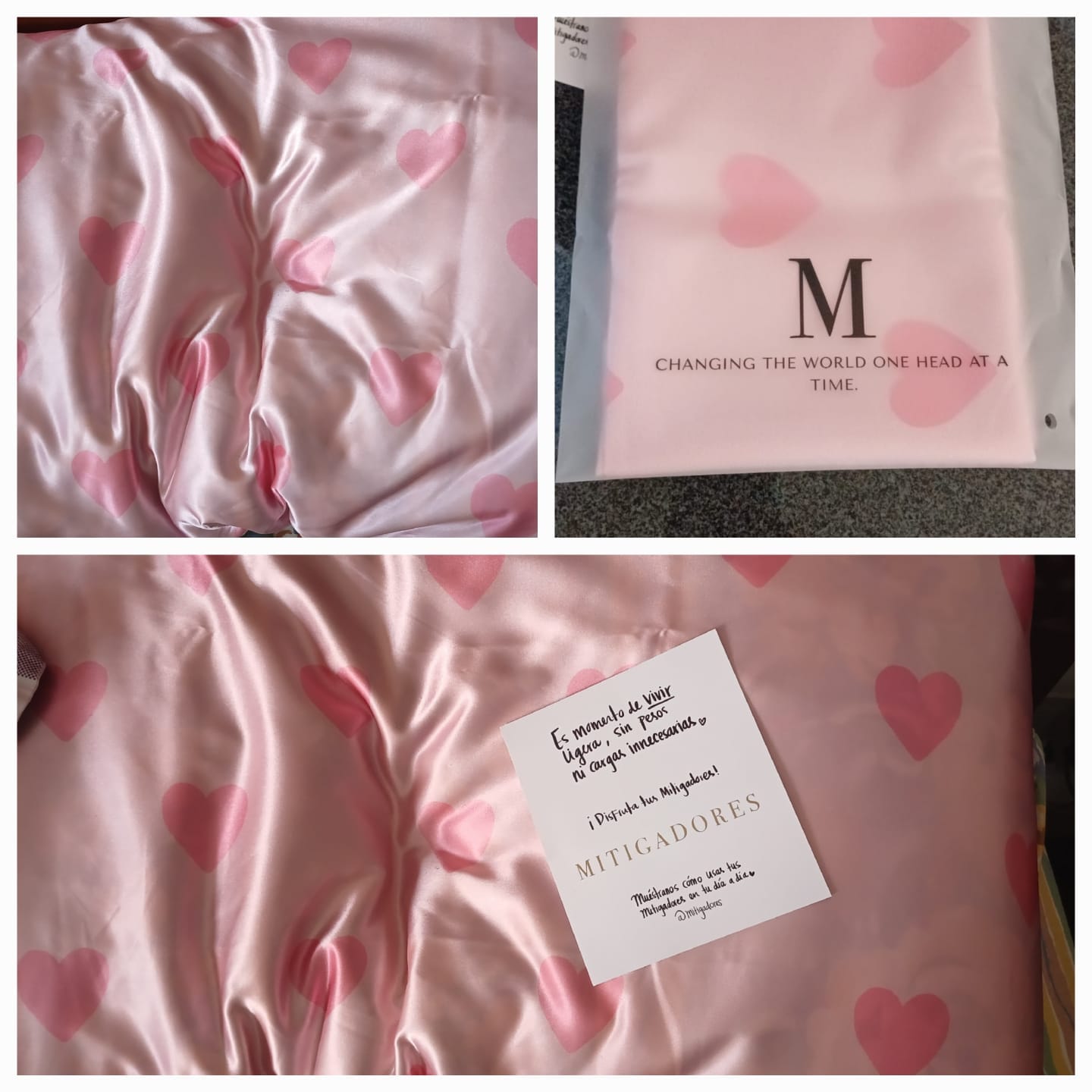 Customer photo review of Funda de Satín