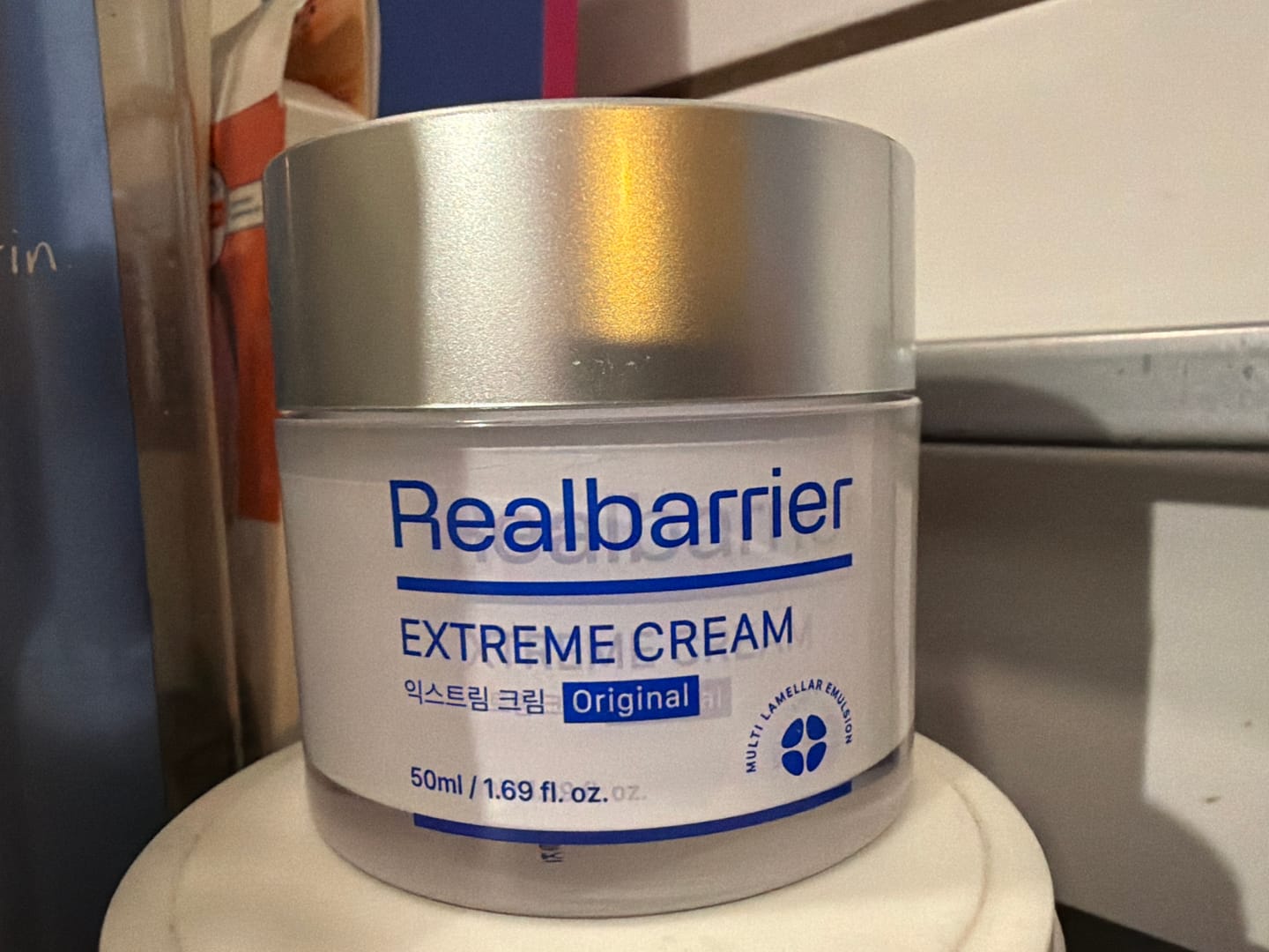 Customer photo review of Lamelārais aizsargkrēms sejai Real Barrier Extreme Cream