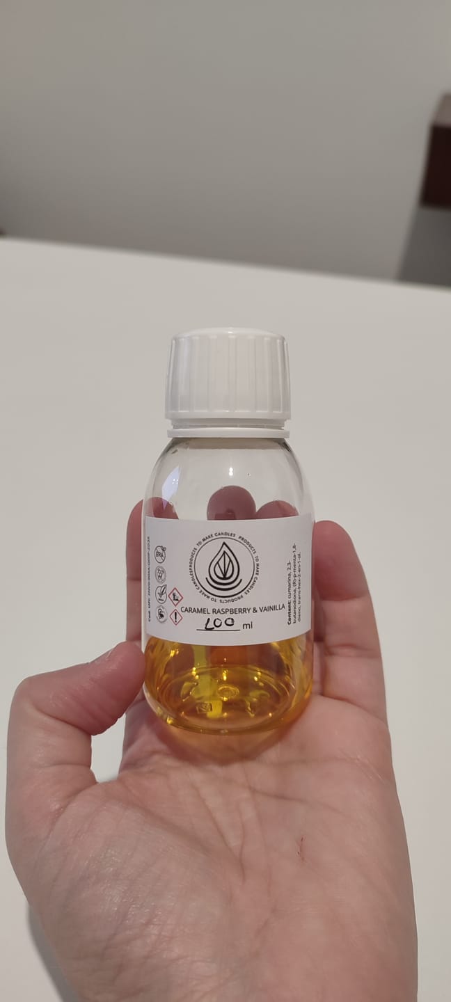 Customer photo review of Fragancia CARAMEL RASPBERRY & VAINILLA