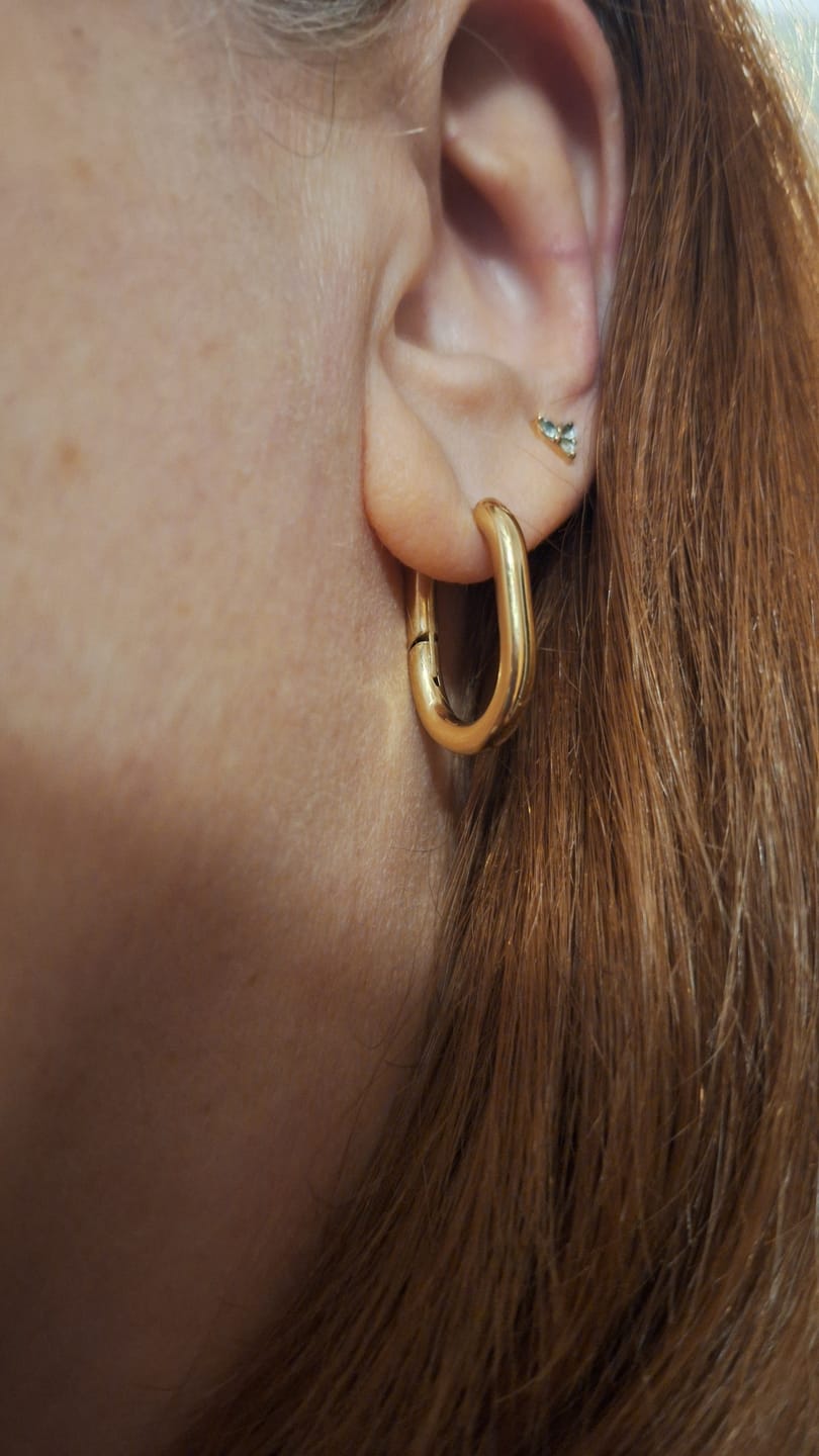 Customer photo review of Oval hoops