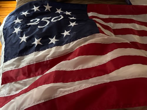 Customer photo review of America 250 Flag - Betsy Ross Collectors Edition