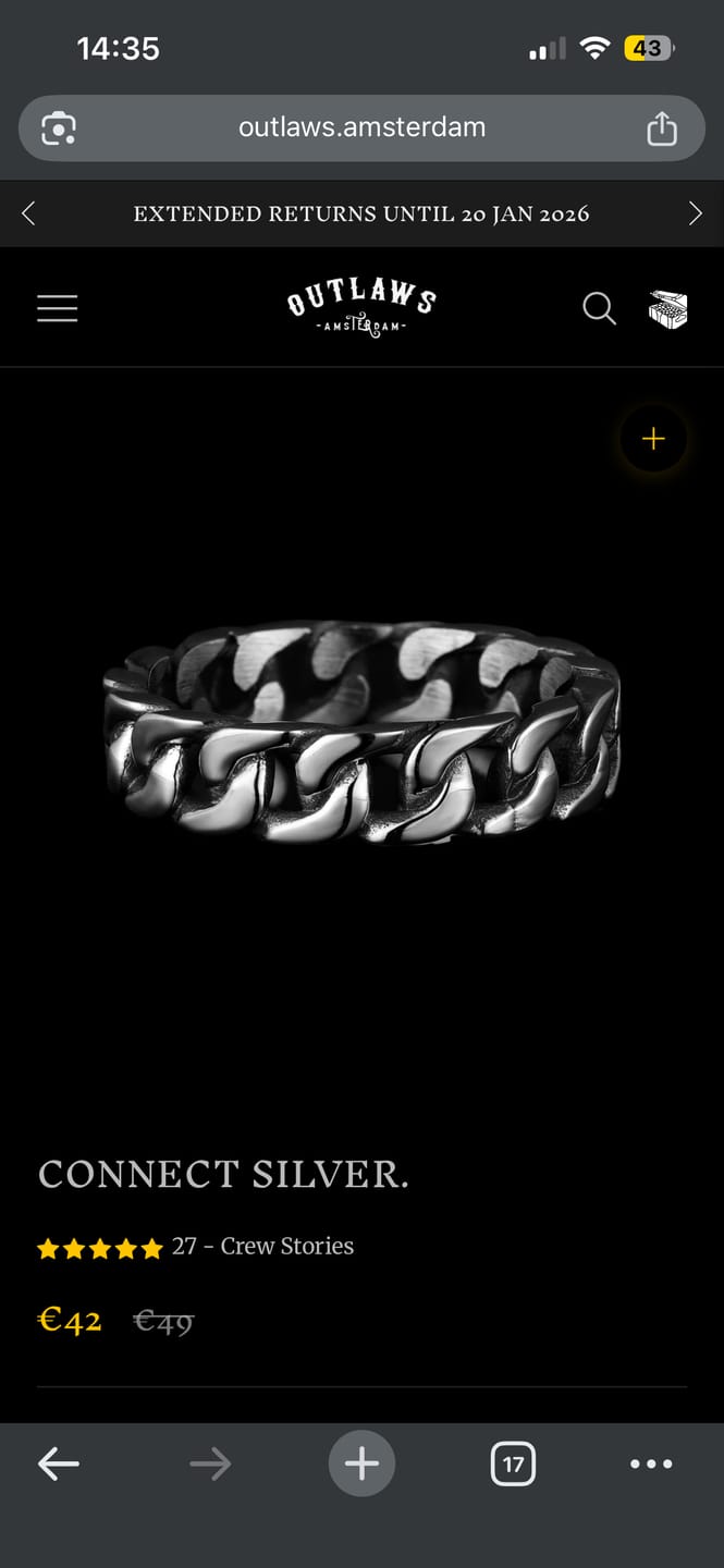 Customer photo review of Connect Silver.