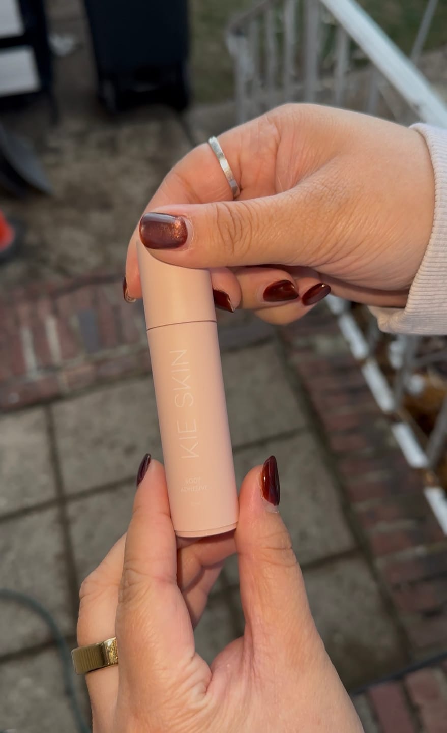 Customer photo review of KIE SKIN Body Adhesive