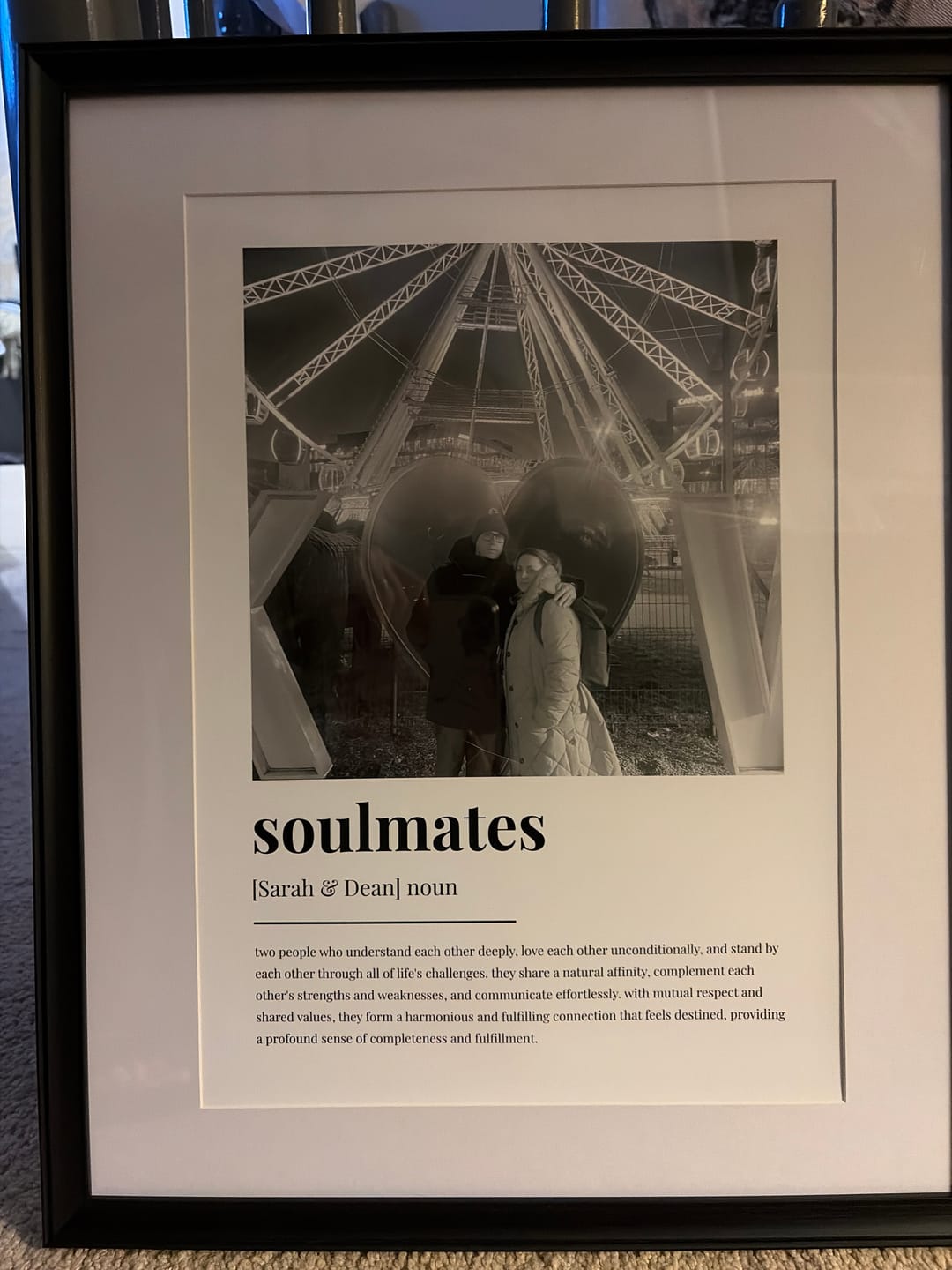 Customer photo review of Personalised Friendship Definition Photo Print