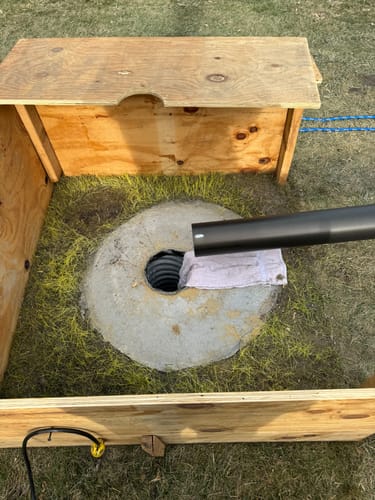 Customer photo review of 25 ft. Commercial Flagpole with Internal Cable Halyard, Rated At 104 mph