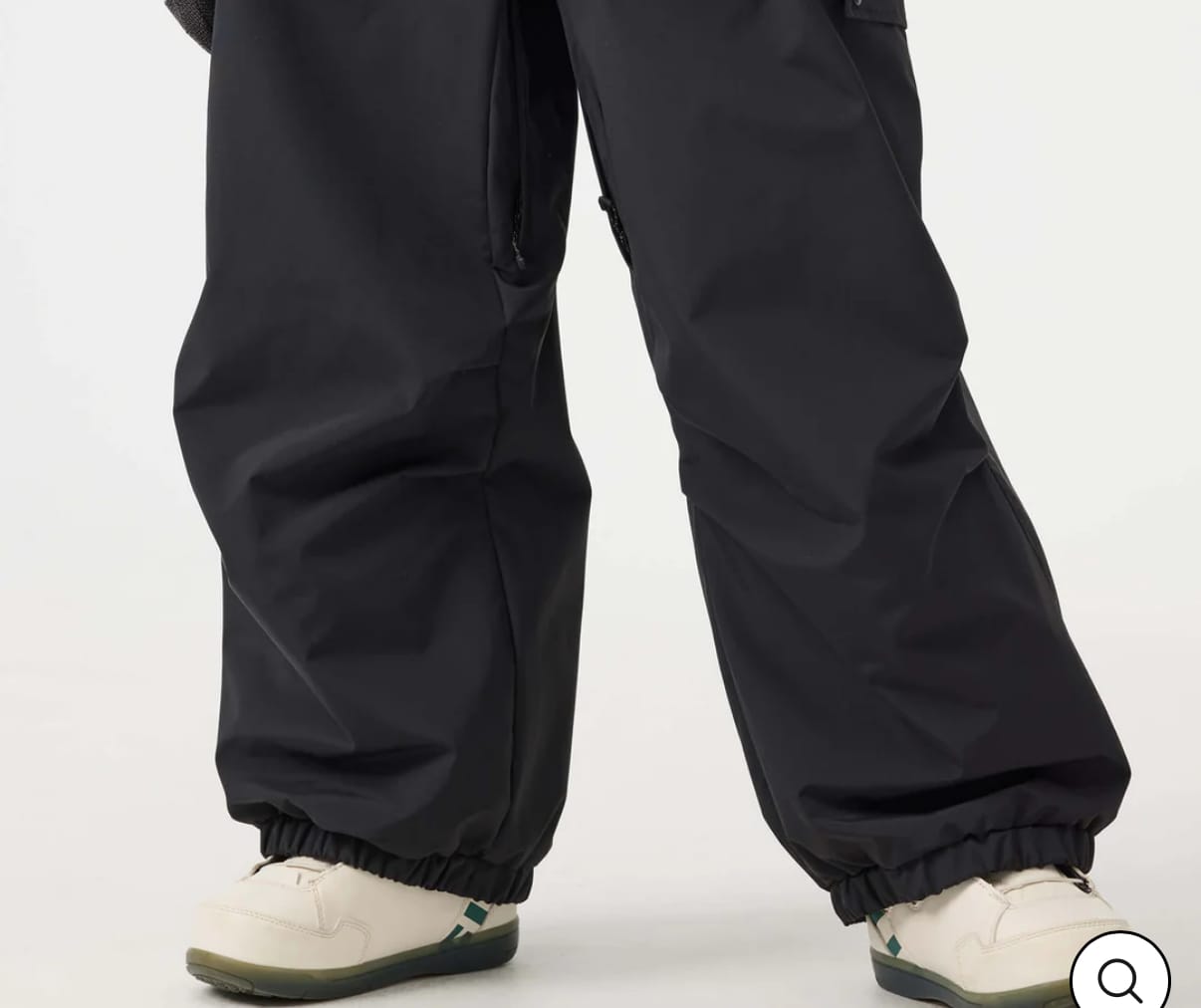 Customer photo review of Women's Coffee Baggy Wear-resistant Waterproof Snow Pants