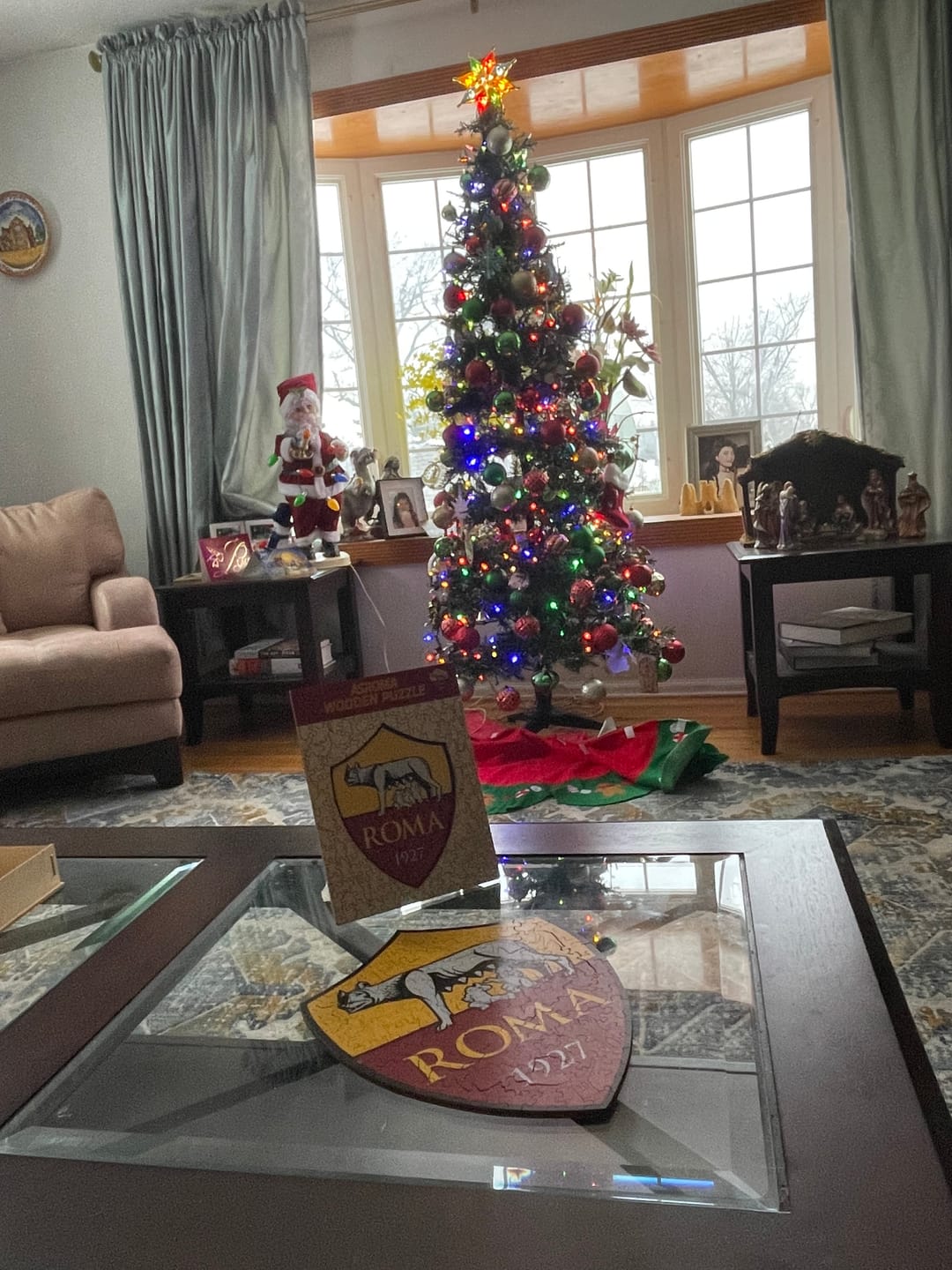 Customer photo review of AS Roma® Logo - Wooden Puzzle
