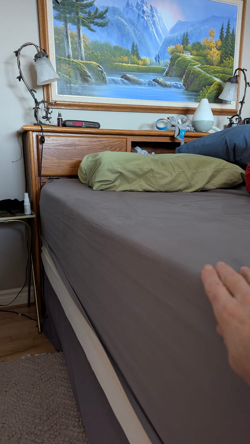 Customer photo review of Tala Grounding Sheet | Earthing Sheet Canada for Sleep