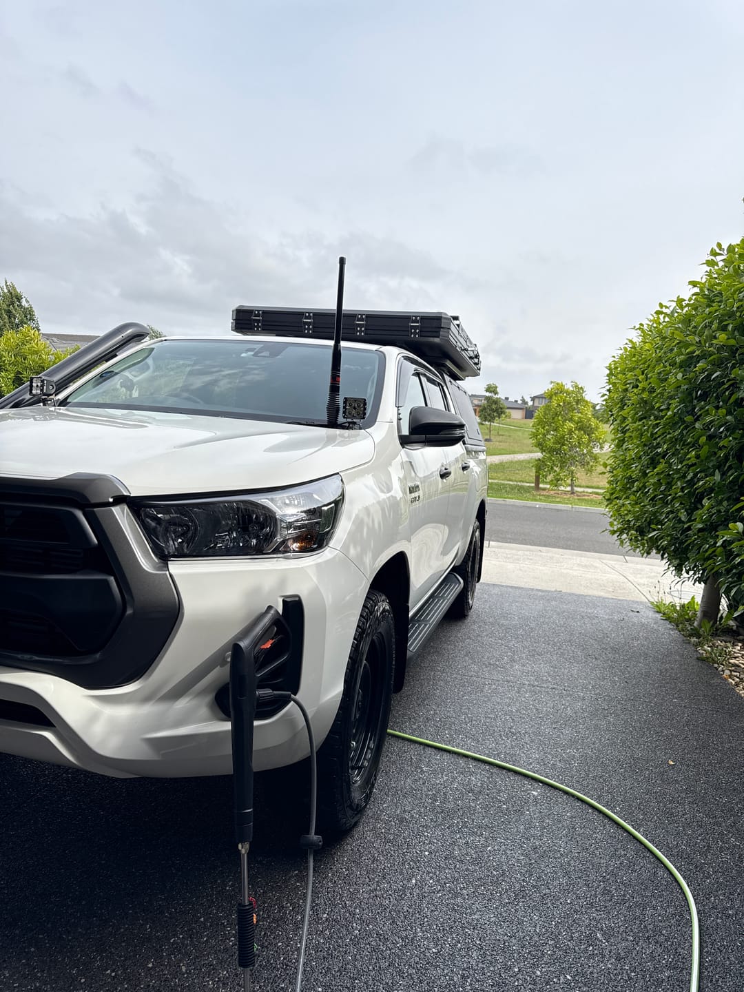 Customer photo review of Grandfalls Retractable Pressure Washer Plus