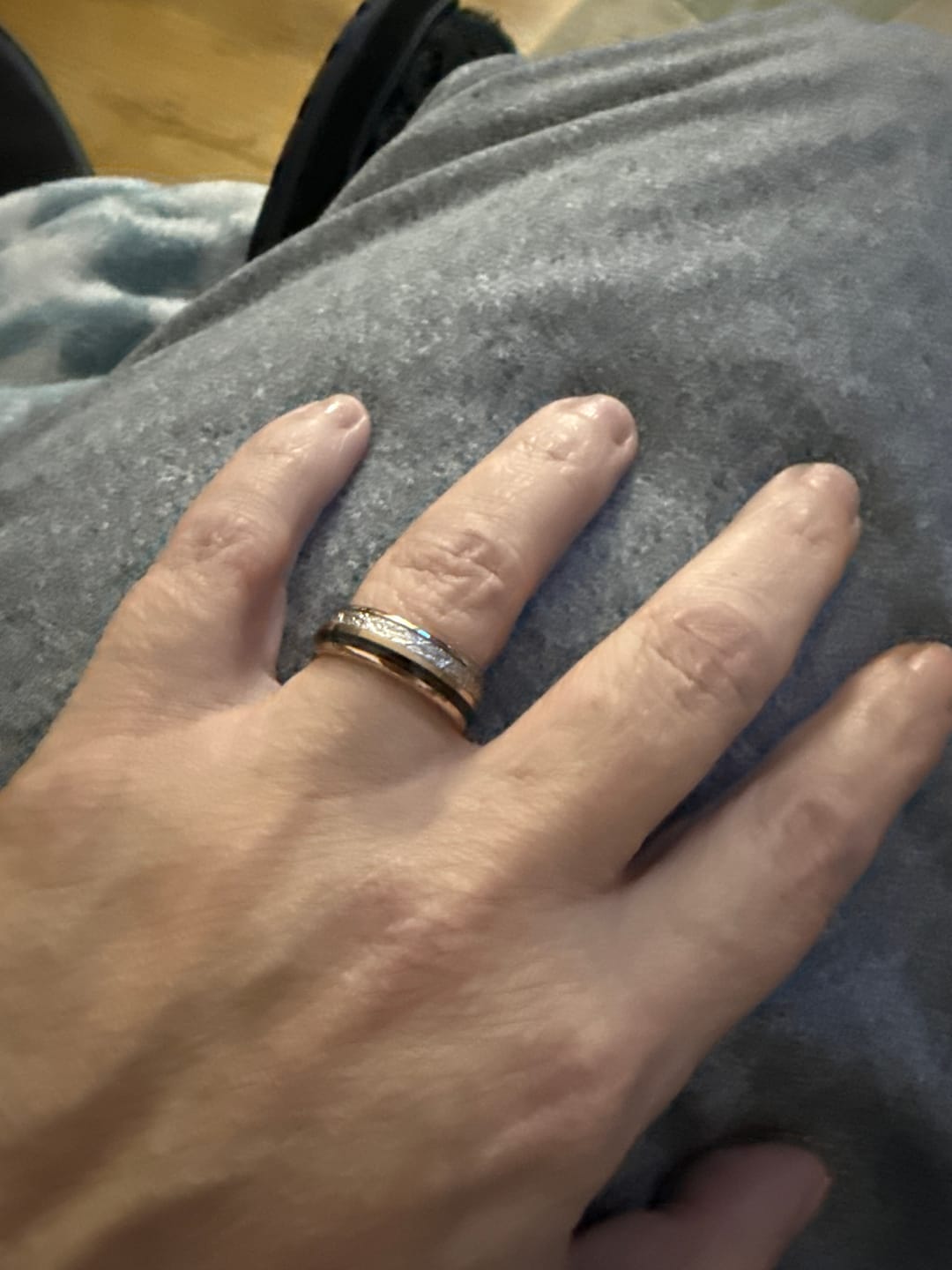 Customer photo review of The Rosie Black Wonder Ring Set