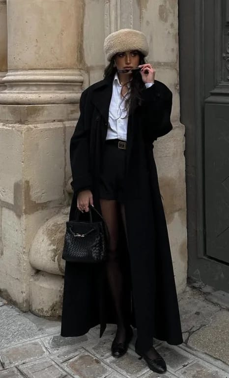 Customer photo review of Emma Lace Up Trench Coat