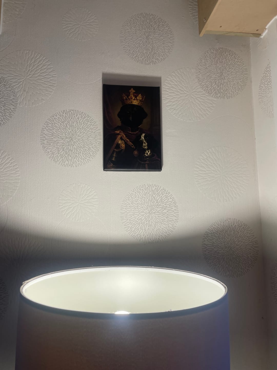 Customer photo review of Toile personnalisée - Portrait royal
