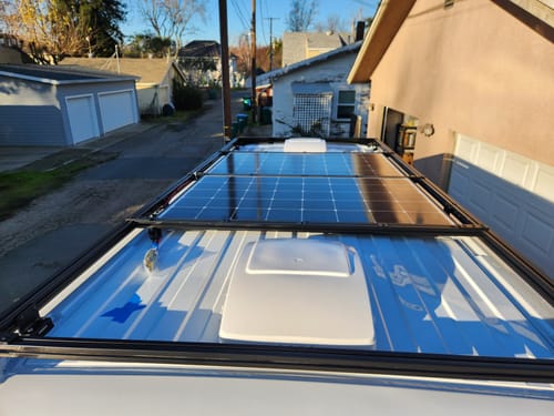 Customer photo review of Ram ProMaster Roof Rack - Premium - 159" High Roof