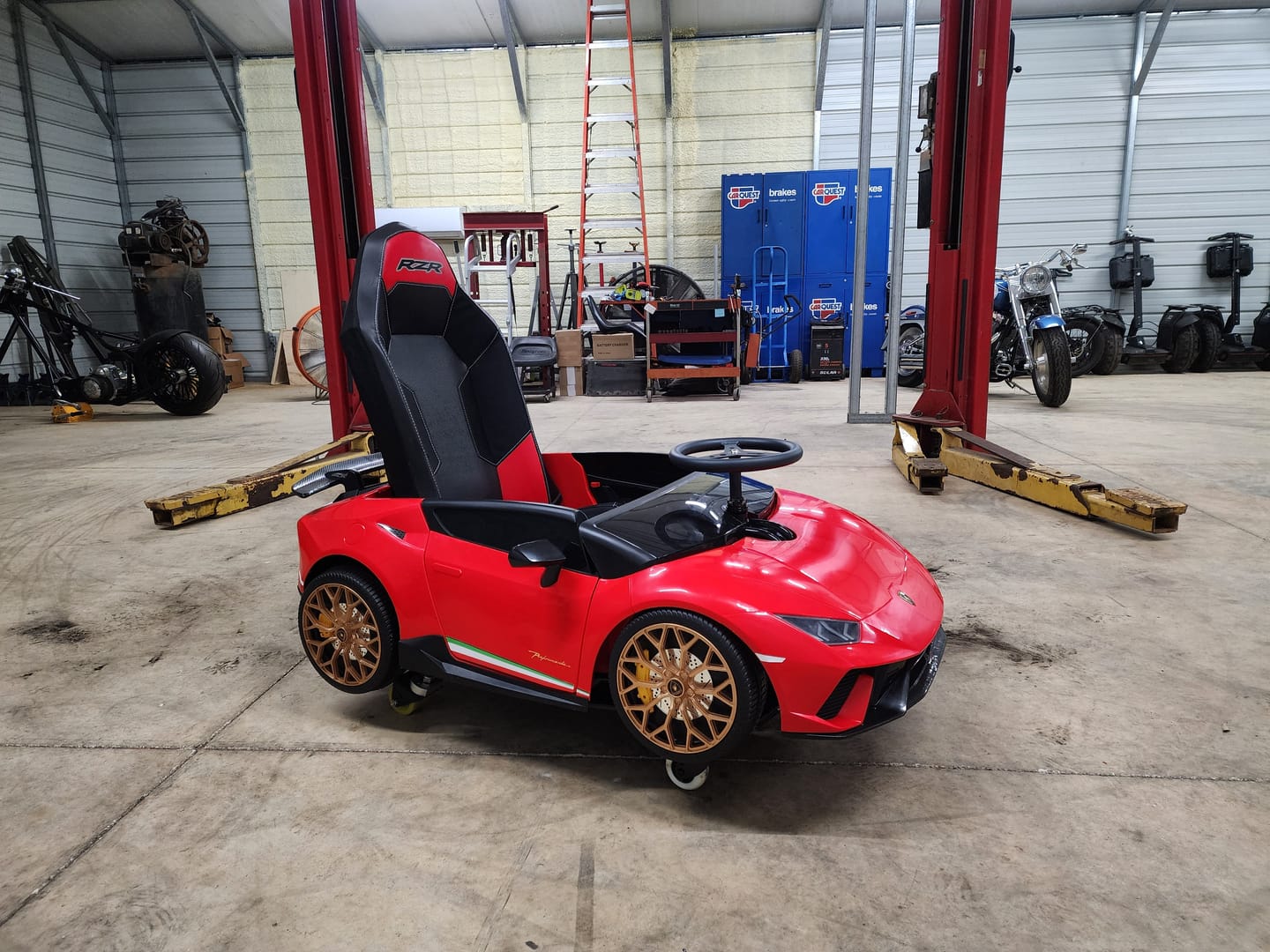 Customer photo review of Budget belt drive brushless crazy cart kit (4000w)