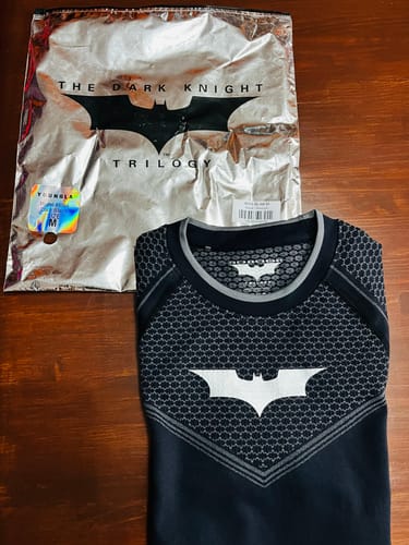Customer photo review of BATMAN COMPRESSION LONGSLEEVES #8004