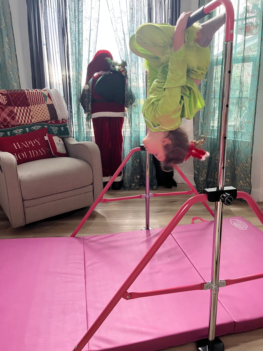 Customer photo review of Kangaroo Hoppers Kids’ Gymnastics kip bar bundle