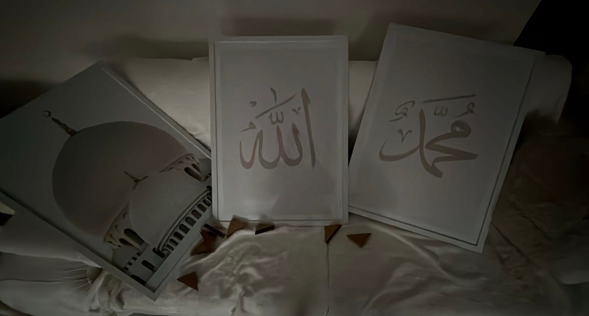 Customer photo review of Allah swt. & Muhammed sav. - Sheikh Zayed Mosque - Set (Poster Set)