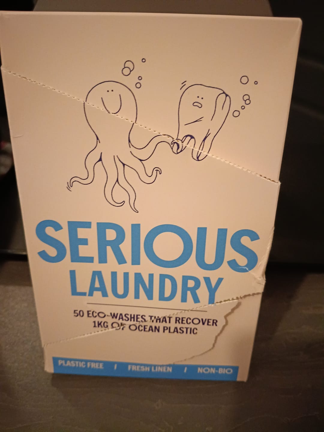 Customer photo review of Plastic-Free Laundry Detergent Strips – Zero-Waste & Ocean Friendly