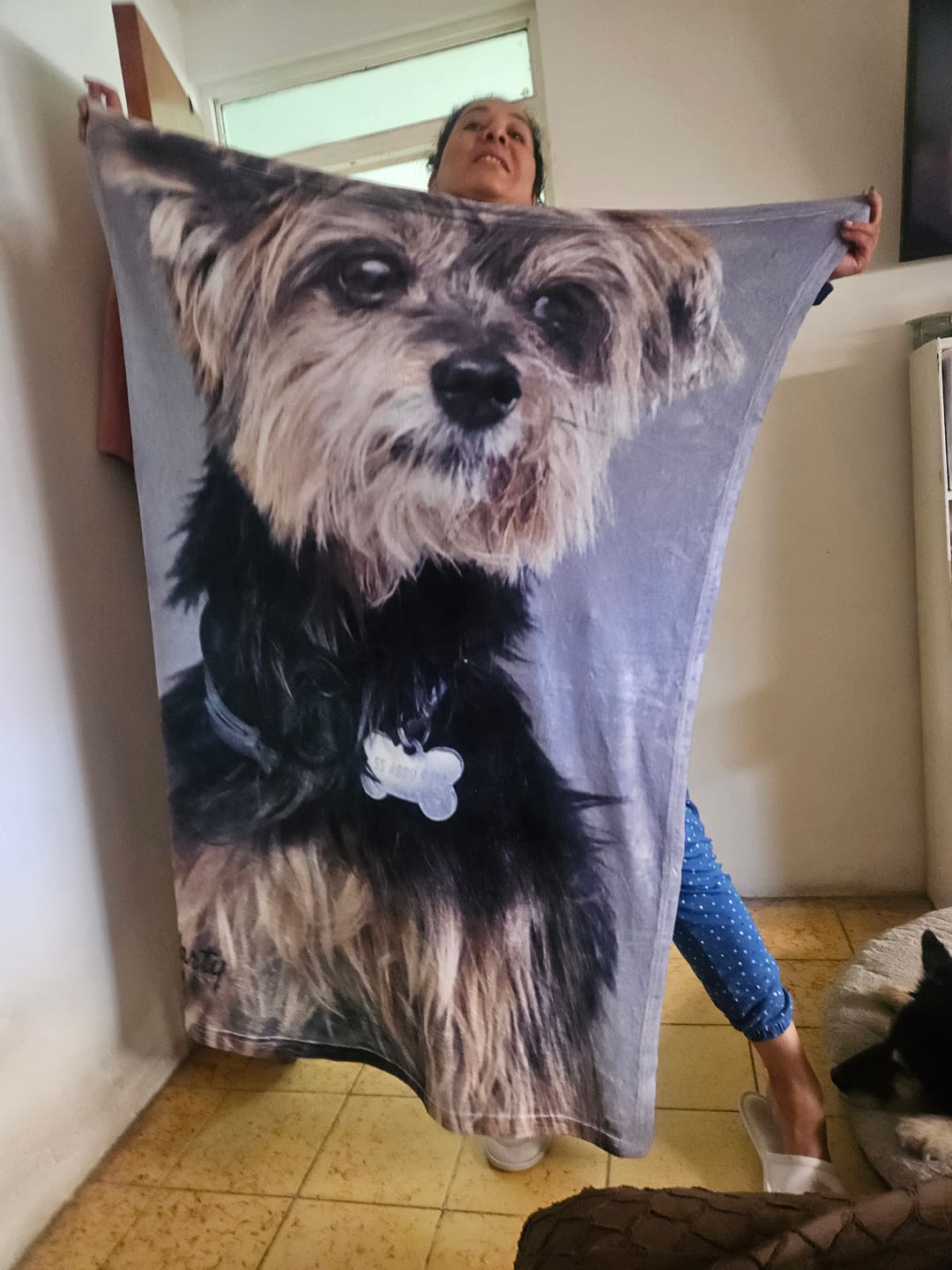 Customer photo review of Cobija frazada personalizable