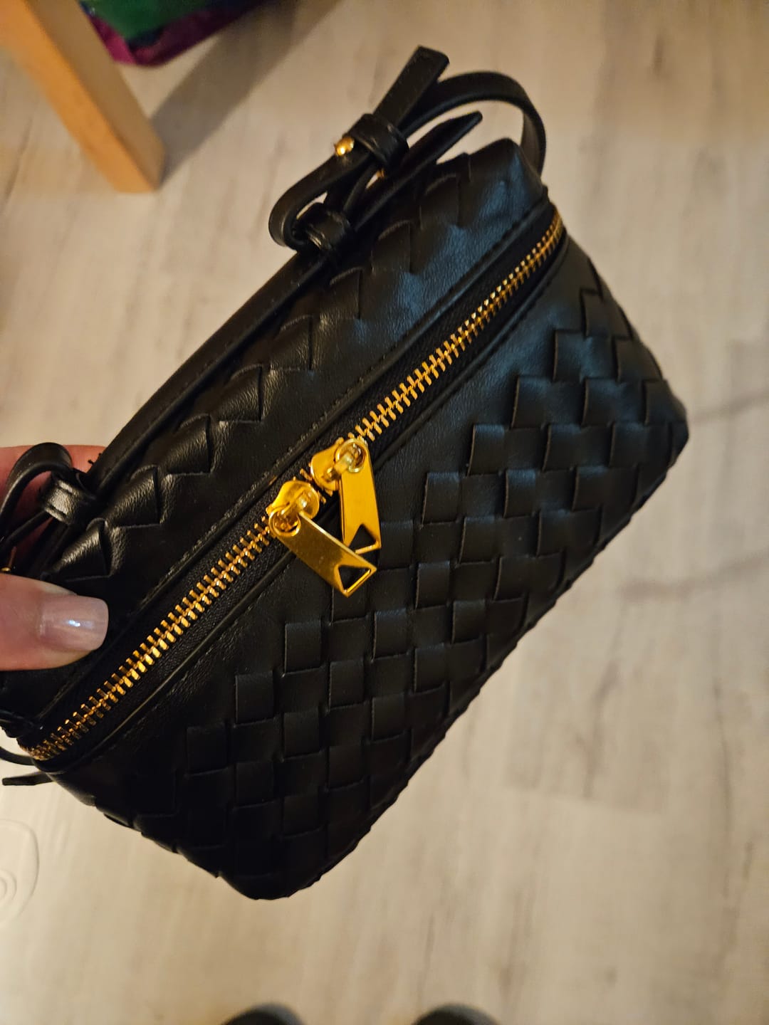 Customer photo review of Lucia Woven Bag