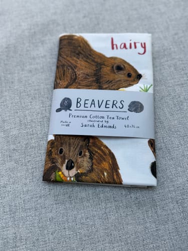 Customer photo review of Beavers Cotton Tea Towel