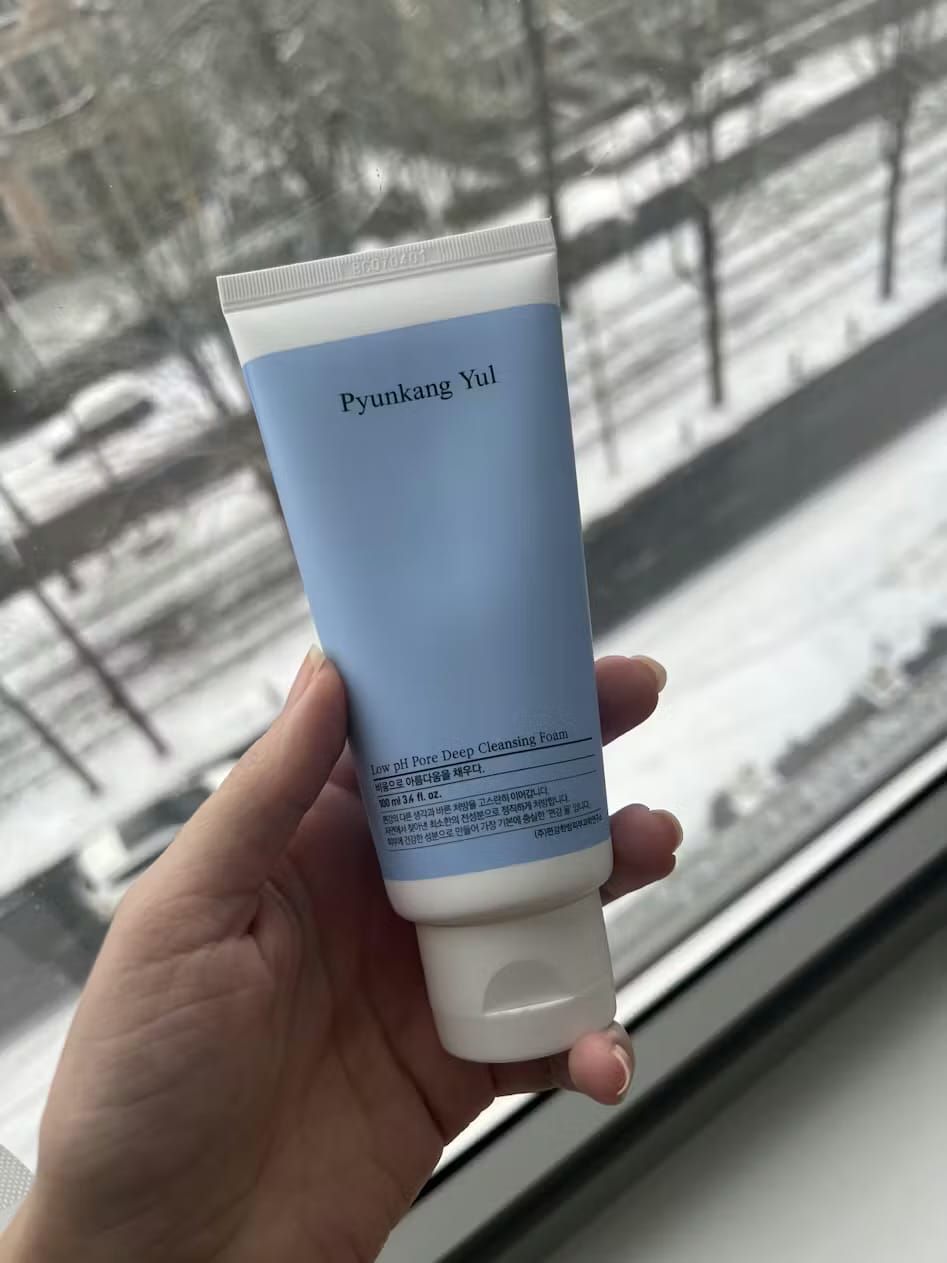 Customer photo review of Maigas putas sejas tīrīšanai Pyunkang Yul Low pH Pore Deep Cleansing Foam