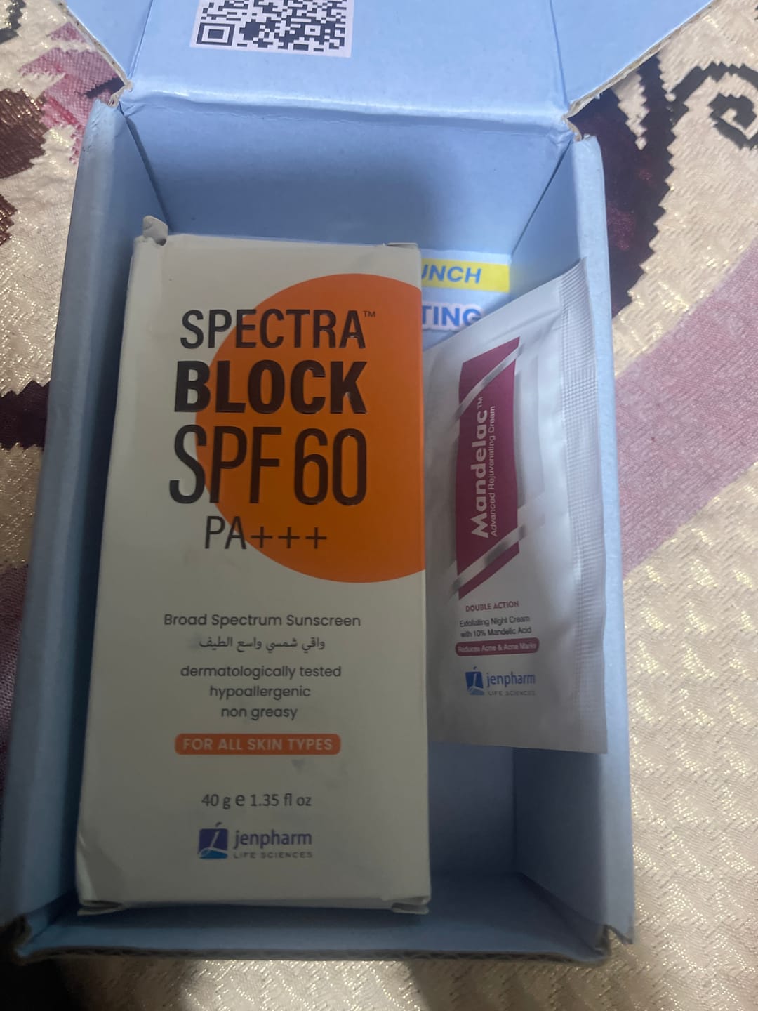 Customer photo review of Spectra Block SPF60