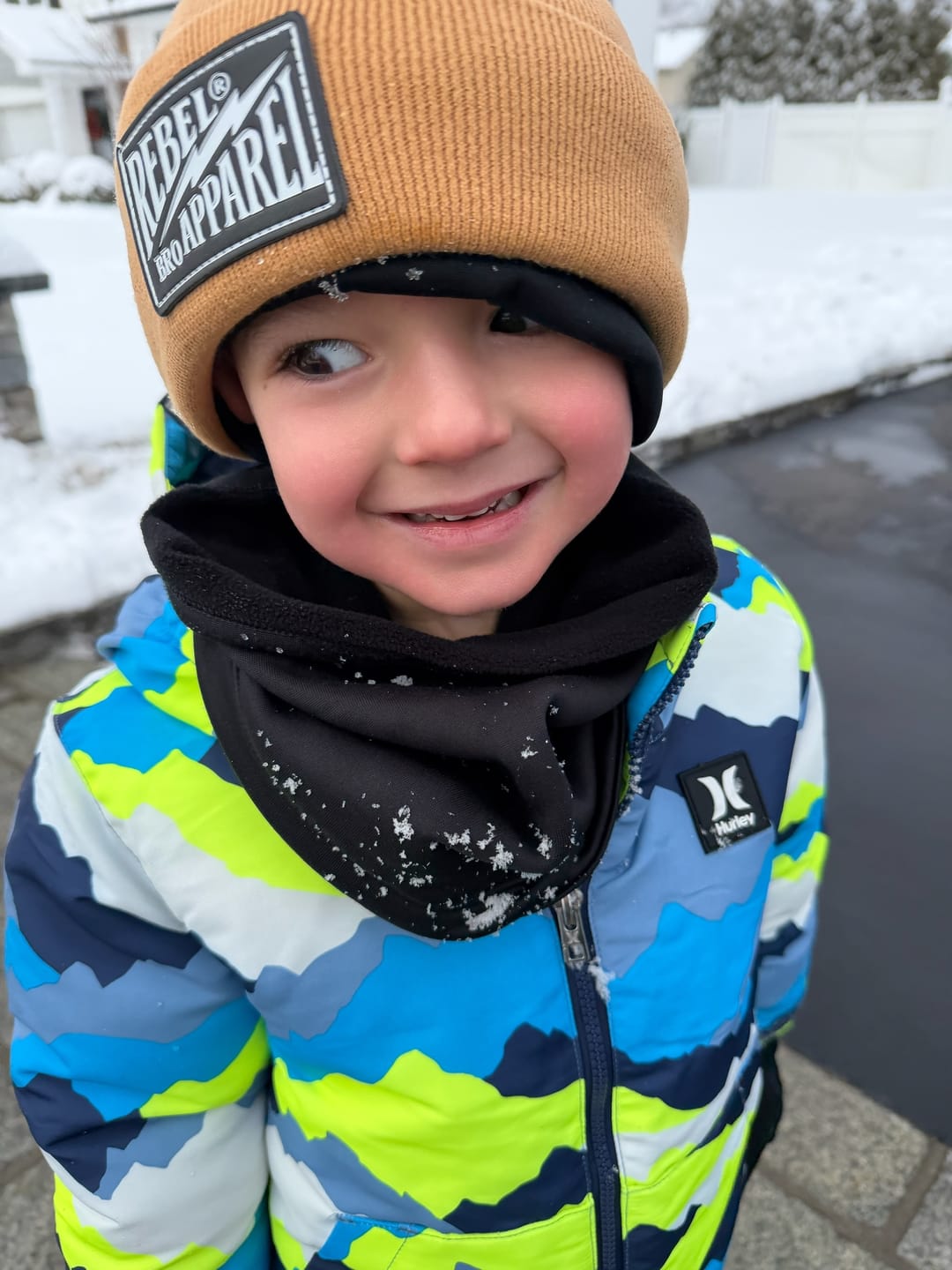 Customer photo review of Beanie in Spiced Cider