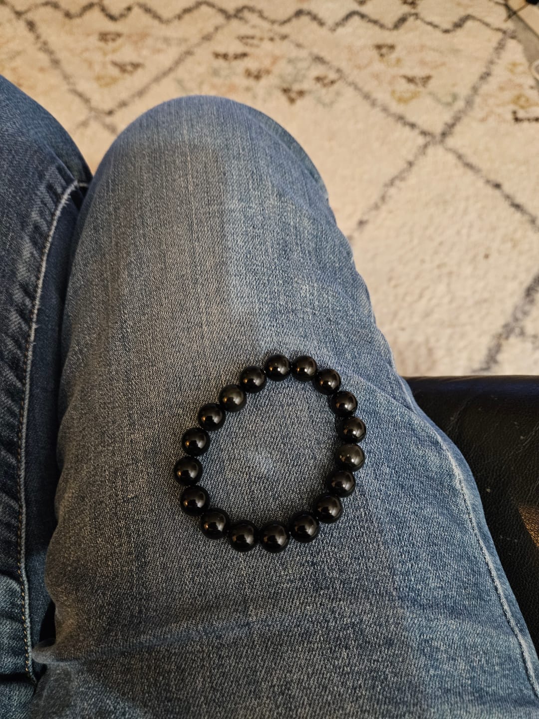 Customer photo review of Bracelet "Ange Gardien" en Oeil de Faucon