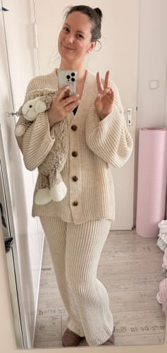 Customer photo review of Lauren Strick Zweiteiler - Beige