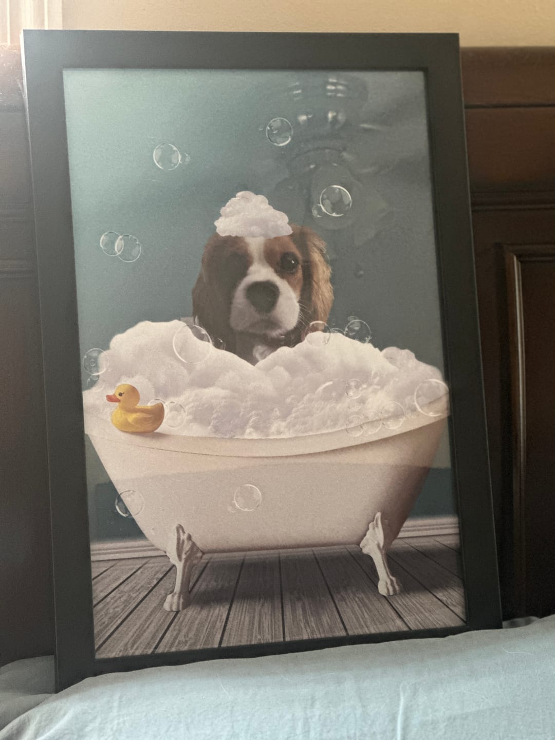 Customer photo review of Fun in the tub - Personalized Poster