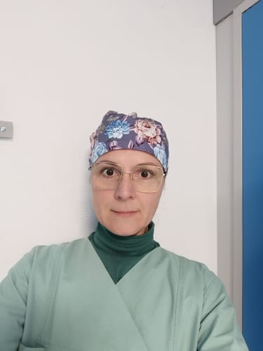 Customer photo review of OP Haube Glücksblumen - Komfort