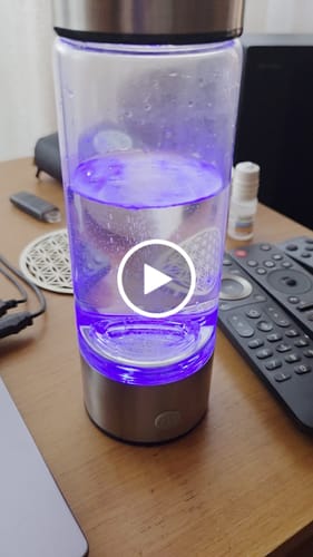 Customer video review of Hydrofresh Hidrogénes víz készítő üveg