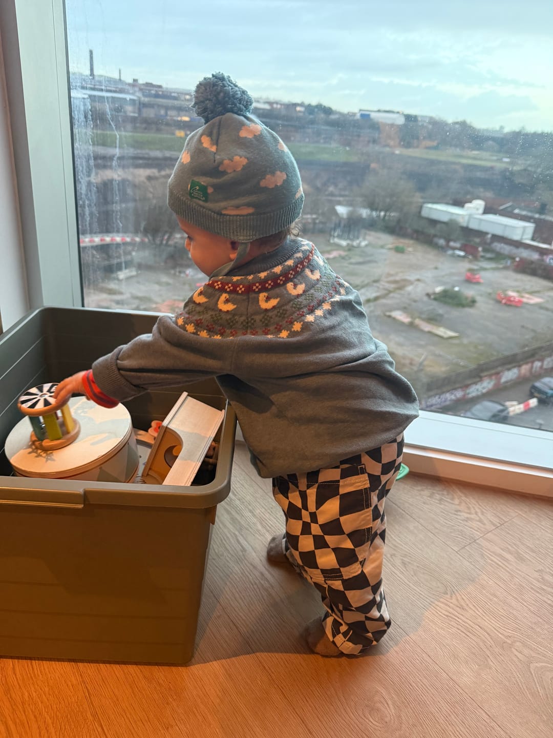 Customer photo review of Little Ducks Fairisle Knitted Jumper