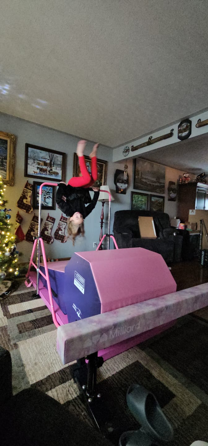 Customer photo review of Kangaroo Hoppers Kids’ Gymnastics kip bar bundle