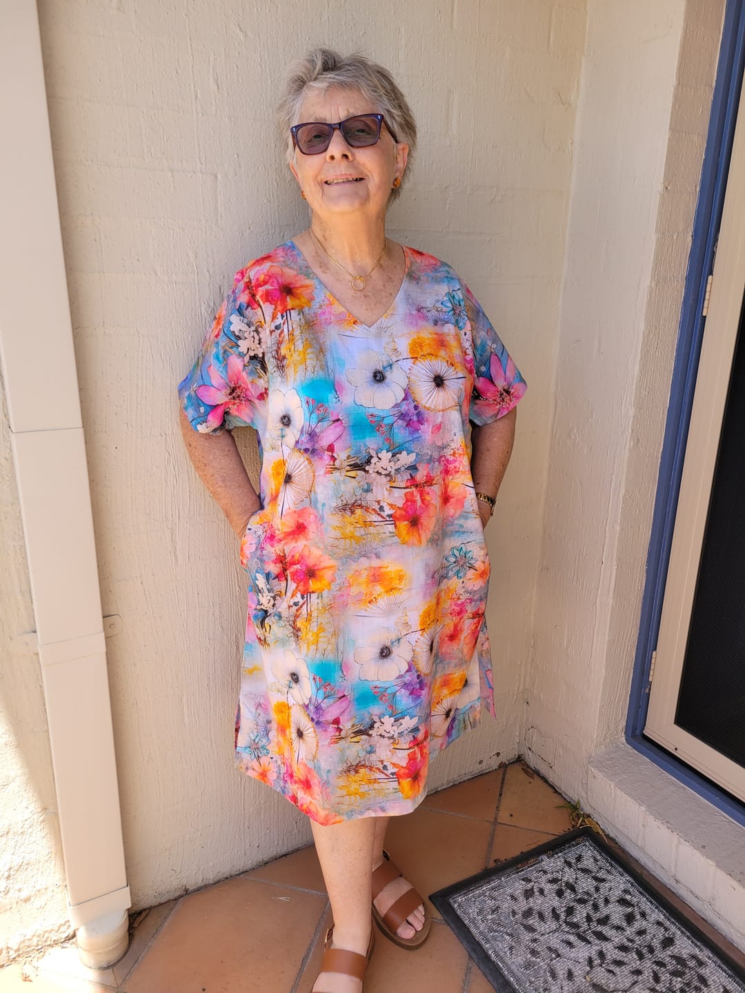 Customer photo review of Shift Dress (Zen)