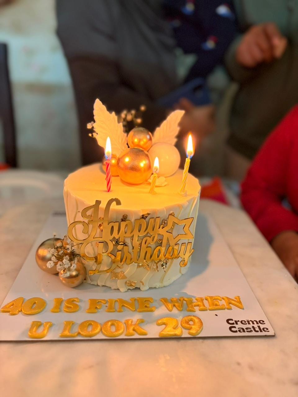 Customer photo review of Customized Flower Cake