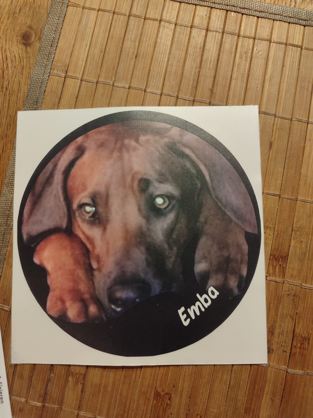 Customer photo review of Dein Foto - Individueller Autoaufkleber