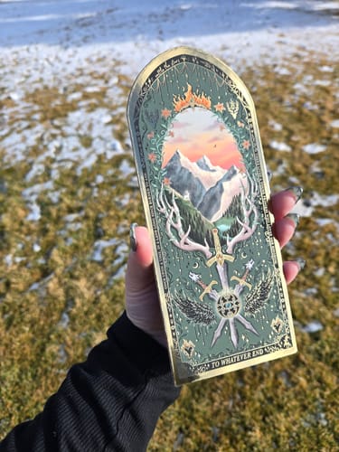 Customer photo review of To Whatever End bookmark