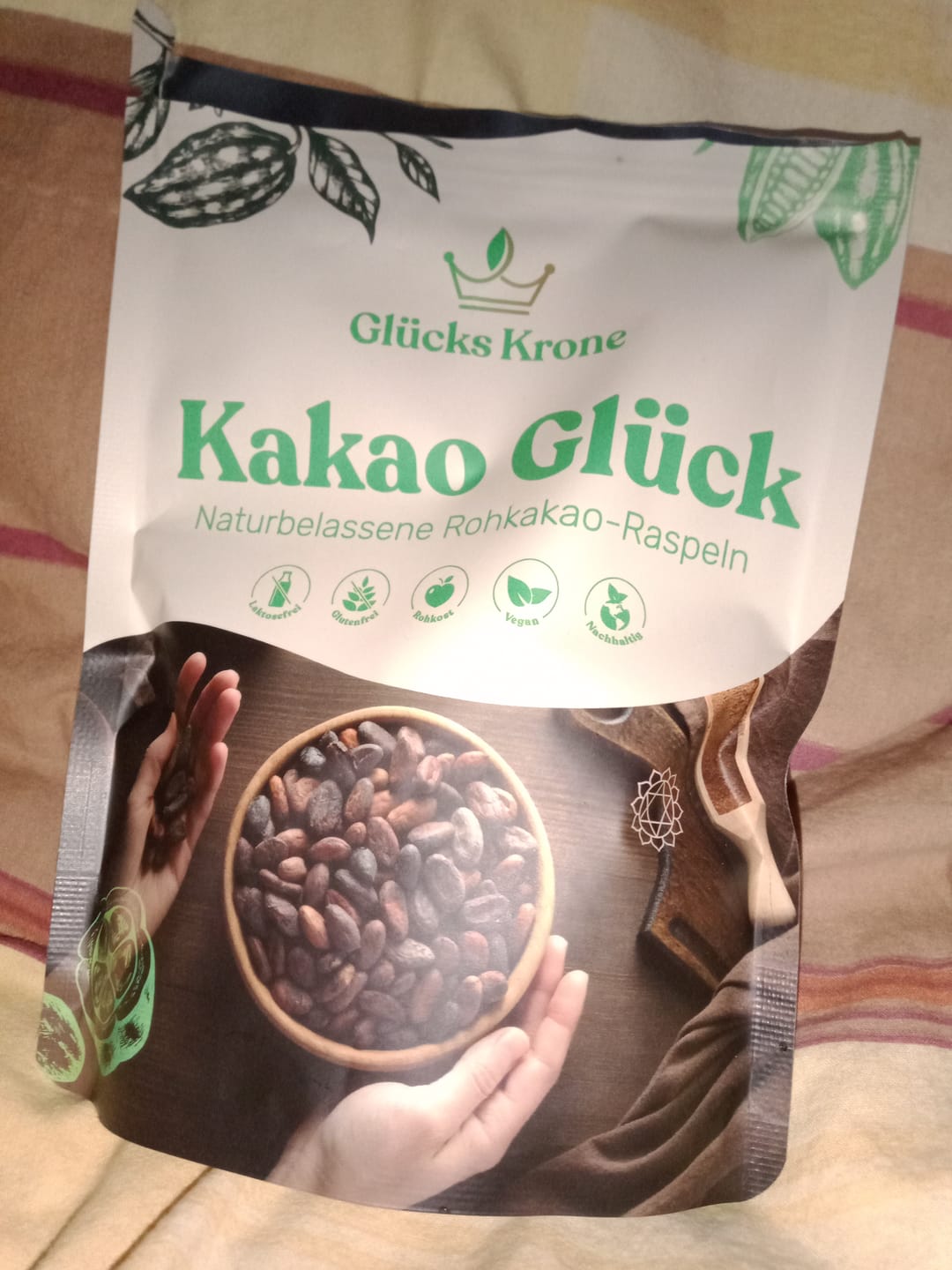 Customer photo review of Bio Kakao Glück (100% Bio Roh Kakao) - 250g