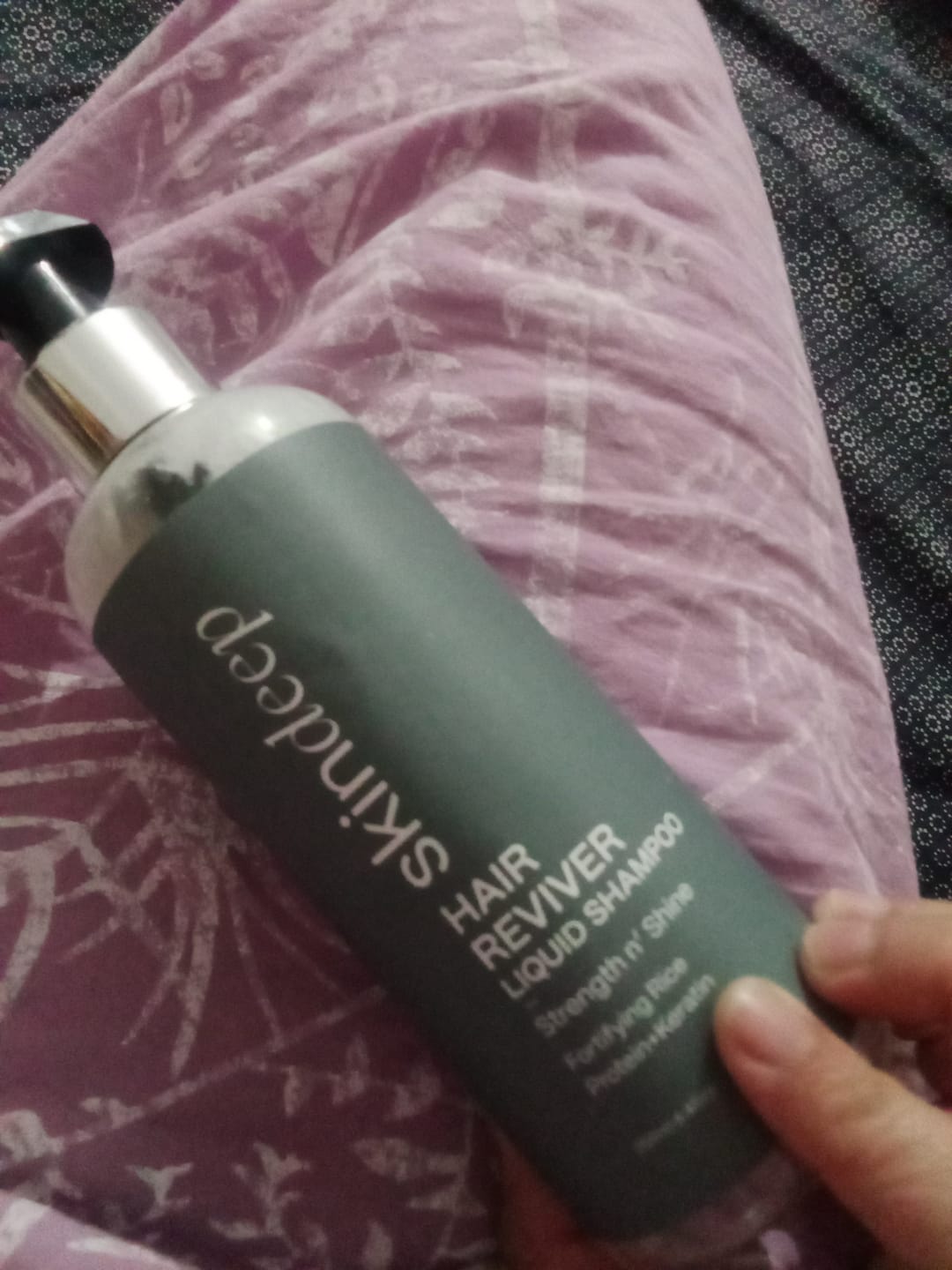 Customer photo review of HAIR REVIVER - Rice Protein Liquid Shampoo