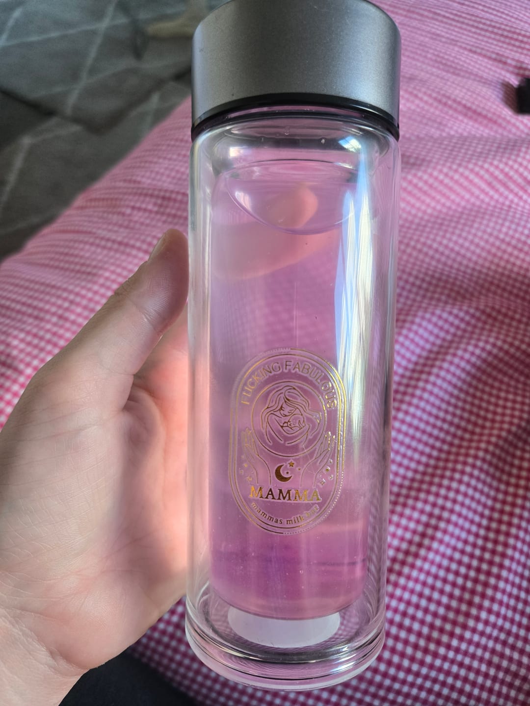Customer photo review of Watermelon Mango Crush Hydration Electrolyte Drink with Verisol® Collagen