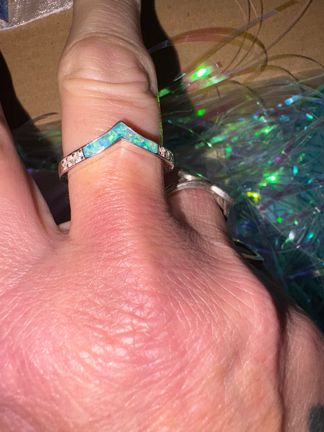 Customer photo review of Wishbone Ring