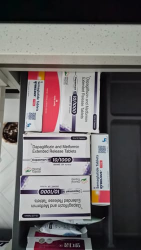 Customer photo review of [다파스마트M] 10mg  /다파글리플로진(Dapagliflozin) 10mg + 메트포민(Metformin) 염산염 1,000mg